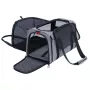 ZOLUX NOMAD L Expandable Pet Carrier 48×30.8×30.5 cm Grey/Black