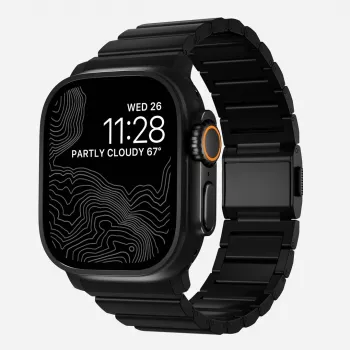 NOMAD Titanium Band, skirta Apple Watch 46/49mm, sidabrinė