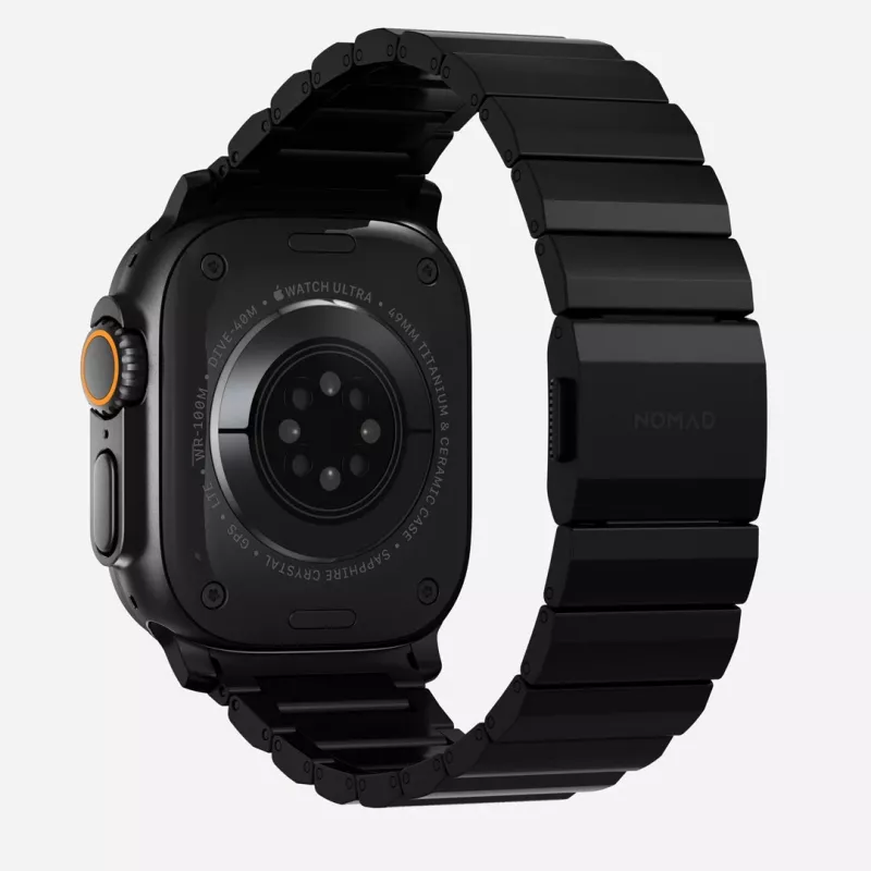 NOMAD Titanium Band, skirta Apple Watch 46/49mm, sidabrinė