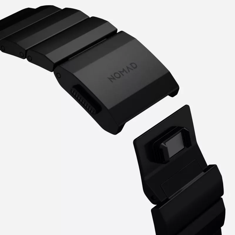 NOMAD Titanium Band, skirta Apple Watch 46/49mm, sidabrinė