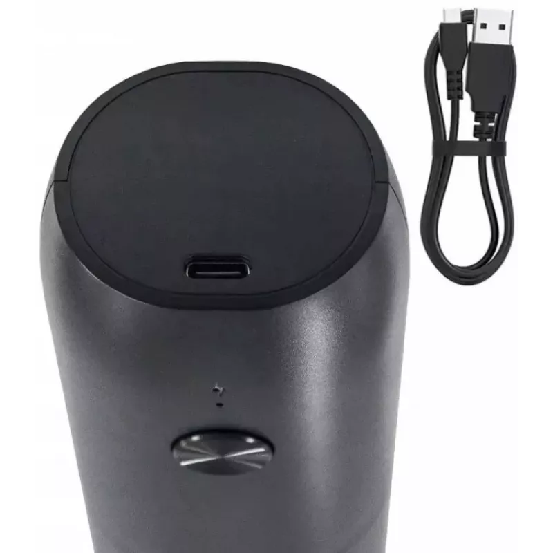 PROMIS MP35X2 elektrinis druskos ir pipirų malūnėlių rinkinys su stovu, nerūdijantis plienas/sidabras, 2x 220 mm, keraminis malimo mechanizmas, baterijomis maitinamas, LED šviesa