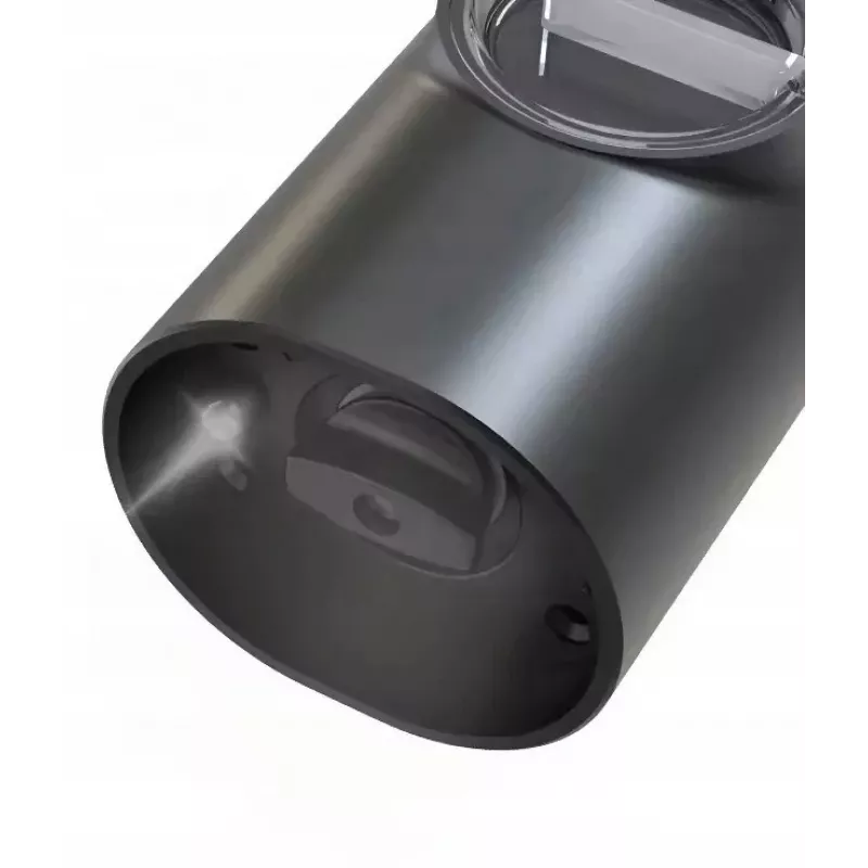 PROMIS MP35X2 elektrinis druskos ir pipirų malūnėlių rinkinys su stovu, nerūdijantis plienas/sidabras, 2x 220 mm, keraminis malimo mechanizmas, baterijomis maitinamas, LED šviesa