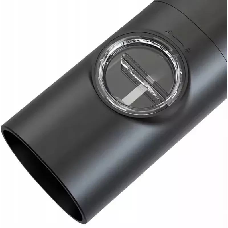 PROMIS MP35X2 elektrinis druskos ir pipirų malūnėlių rinkinys su stovu, nerūdijantis plienas/sidabras, 2x 220 mm, keraminis malimo mechanizmas, baterijomis maitinamas, LED šviesa