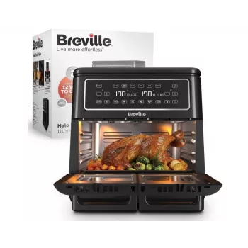 Breville VDF130X Bepiločio Aliejaus Oro Gruzdintuvė, 5.5L, 1700W, Juoda
