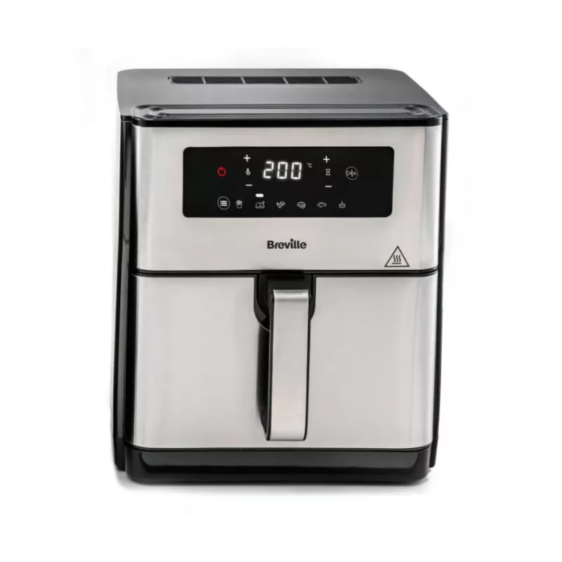 Breville VDF131X aliejaus nenaudojanti oro gruzdintuvė, 1,25 kg, 1400 W, juoda/sidabrinė