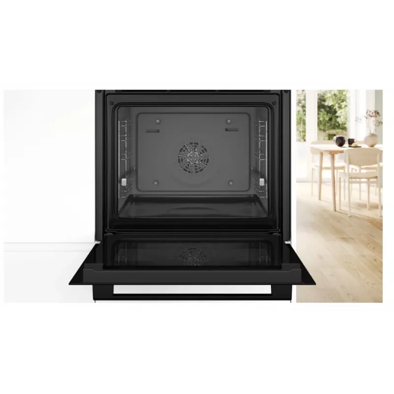 Bosch Serie 6 HBG557EB3 įmontuojama orkaitė su pirolitiniu valymu, 71 l, juoda