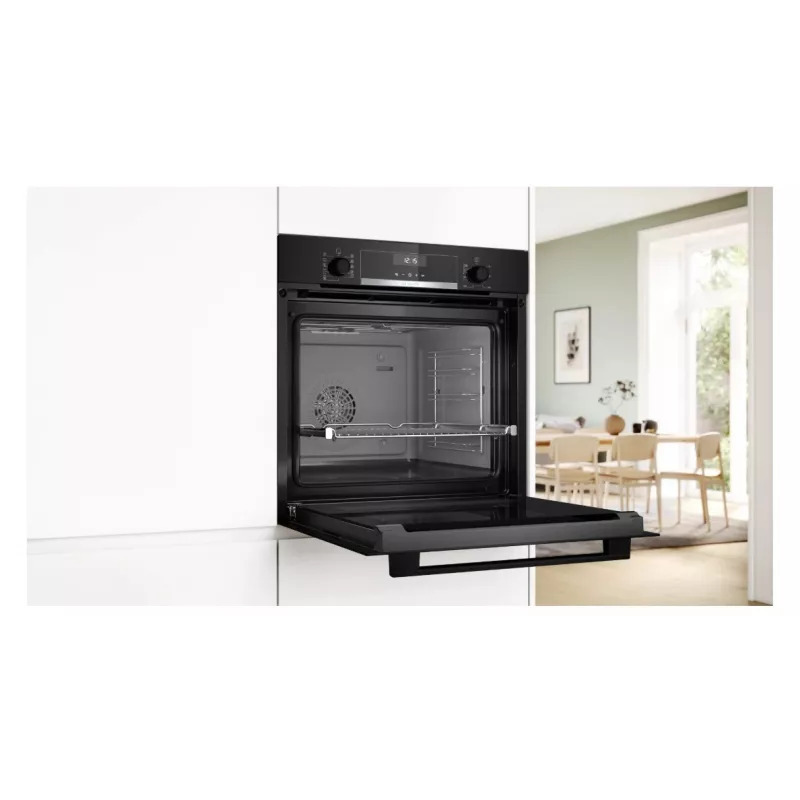 Bosch Serie 6 HBG557EB3 įmontuojama orkaitė su pirolitiniu valymu, 71 l, juoda