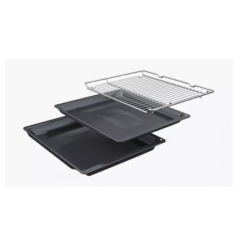 Bosch Serie 6 HBG557EB3 įmontuojama orkaitė su pirolitiniu valymu, 71 l, juoda