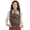 MOMCOZY BC001 Nešiojama Kūdikio Nešyklė Nuo Naujagimio Iki Mažylio Medvilnė Leopardo Raštas