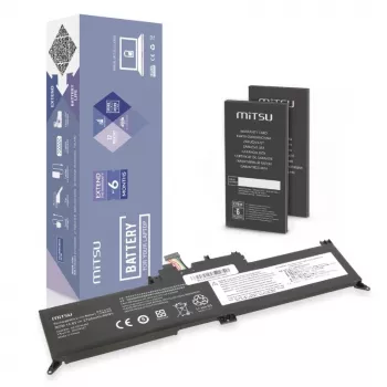 MITSU Nešiojamojo kompiuterio baterija 2700mAh 14,8V (40Wh) 4 elementų Li-ion, skirta Lenovo ThinkPad Yoga 260 370 X380 – juoda