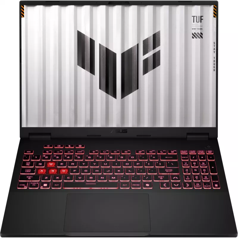 ASUS TUF Gaming A16 FA608WI-QT010W nešiojamas kompiuteris, 16 colių WQXGA IPS, AMD Ryzen AI 9 HX 370, 16GB RAM, 1TB SSD, GeForce RTX 4070, Windows 11 Home