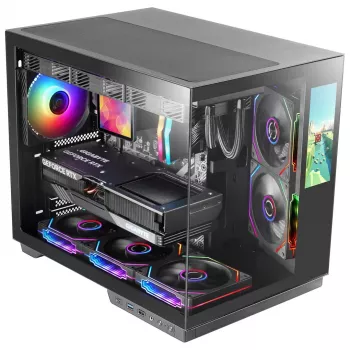 Tacens Mars Gaming MCMIRAGE Midi Tower kompiuterio korpusas, juodas