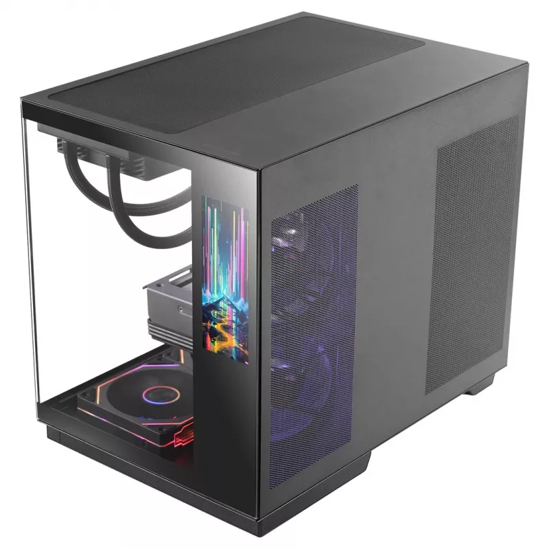 Tacens Mars Gaming MCMIRAGE Midi Tower kompiuterio korpusas, juodas