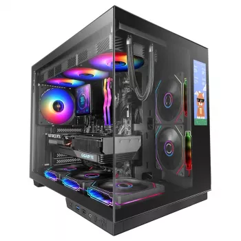 Tacens Mars Gaming MCMIRAGE Midi Tower kompiuterio korpusas, juodas
