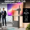 ONKRON FPRO2L-40-B TV Floor Stand 55-100 col., juodas, 100 kg talpa, mobilus AV stovas