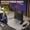 ONKRON FPRO2L-40-B TV Floor Stand 55-100 col., juodas, 100 kg talpa, mobilus AV stovas