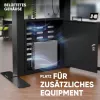 ONKRON FPRO2L-40-B TV Floor Stand 55-100 col., juodas, 100 kg talpa, mobilus AV stovas