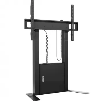 ONKRON FPRO2L-40-B TV Floor Stand 55-100 col., juodas, 100 kg talpa, mobilus AV stovas