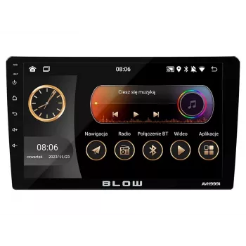 BLOW AVH-9991 1DIN 9 colių Android automobilinis radijas su WiFi, GPS, Apple CarPlay