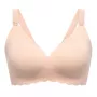 MOMCOZY YN46 Seamless Support Floral Nursing Bra Skin S