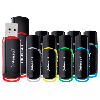 “Intenso Business Line 8GB USB 2.0 Flash Drive 10-Pack (Assorted Colors)”