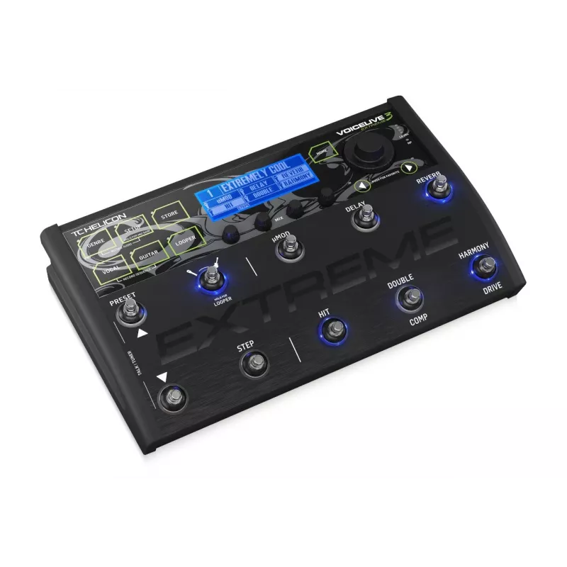 TC-Helicon VoiceLive 3 Extreme – gitaros ir vokalo multi-efektų procesorius su looperiu