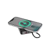 Gembird PB10-WPC15-LCD-01 greitojo įkrovimo powerbankas su belaidžiu įkrovikliu, 20 W, 10000 mAh, juodas