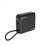 Gembird PB10-WPC15-LCD-01 greitojo įkrovimo powerbankas su belaidžiu įkrovikliu, 20 W, 10000 mAh, juodas
