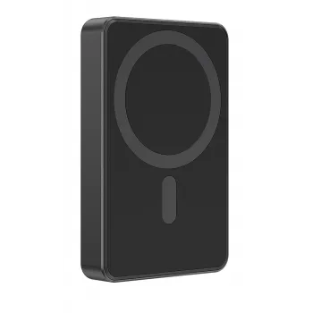 Gembird PB10-WPC15M-01 belaidis magnetinis powerbankas 15W, 10000 mAh, juodas