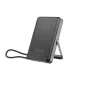 Gembird PB10-WPC15MS-01 Magnetinis belaidis powerbank su integruotu stoveliu, 15W, 10000 mAh, juoda