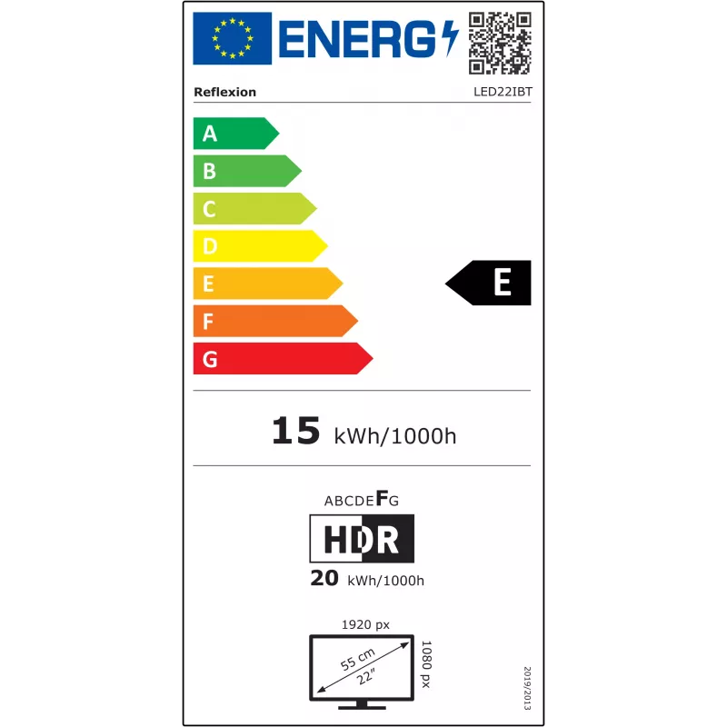 Reflexion LED22iBT Smart LED TV 22 colių Full HD DVB-S2/C/T2 CI+ PVR WLAN Bluetooth