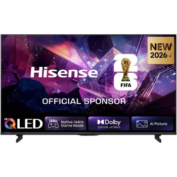 Hisense 43E7S PRO 43 colių 4K QLED išmanusis televizorius (108 cm, Dolby Vision IQ, FreeSync Premium, VIDAA U6.0)