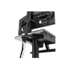Ergotron WorkFit-C Single HD Sit-Stand Workstation – Mobilus vežimėlis su stovima/sėdima darbo vieta – Juoda, Pilka – 12,7 kg – 76,2 cm (30 inch) – VESA 75x75, 100x100, 200x100, 200x200 – 360°