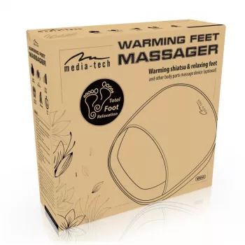 Media-Tech MT6541 Šildantis pėdų masažuoklis su Shiatsu ir oro suspaudimu