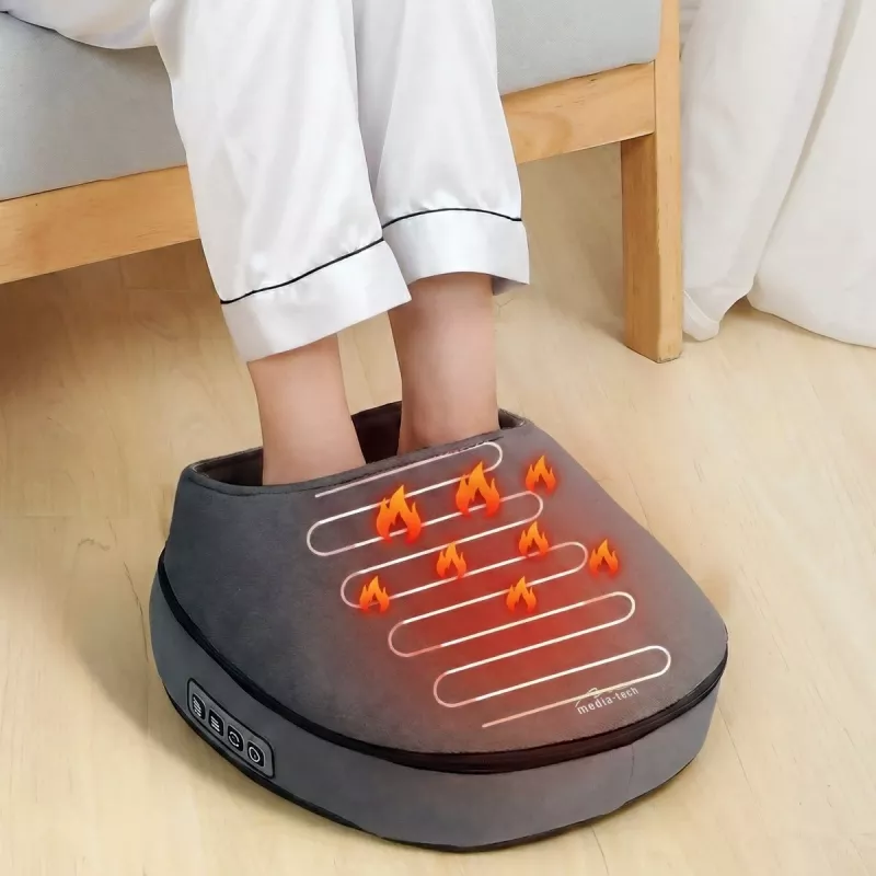 Media-Tech MT6541 Šildantis pėdų masažuoklis su Shiatsu ir oro suspaudimu