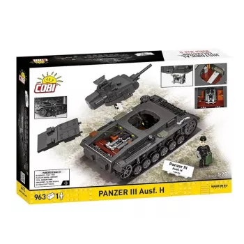 COBI 958 PCS HC WWII Panzer III Ausf. H statybinis blokelių rinkinys