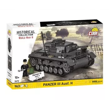 COBI 958 PCS HC WWII Panzer III Ausf. H statybinis blokelių rinkinys