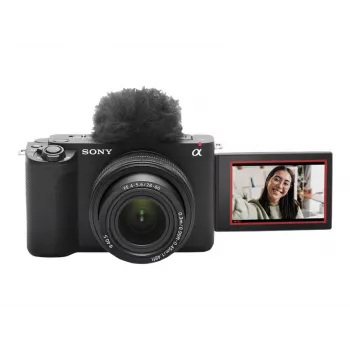 Sony ZV-E1 pilno kadro veidrodinis fotoaparato rinkinys su FE 28-60mm F4-5.6 objektyvu (juodas)