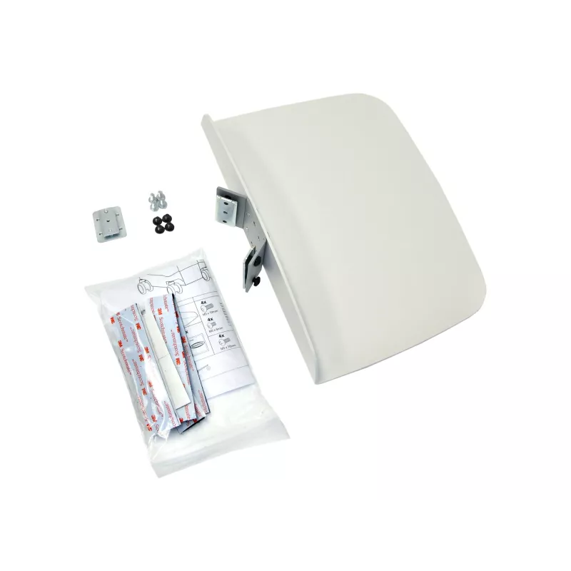 Ergotron Utility Shelf – Montavimo komplektas (tvirtinimo detalės, lentyna vežimėliui) – spausdintuvui – balta – Neo-Flex ESD WorkSpace; TeachWell LCD Mobile Digital Platform, Mobile Digital Platform