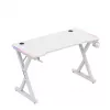 HUZARO HERO 2.3 RGB WHITE Gaming Desk