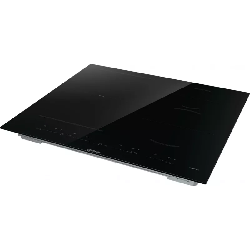 Gorenje Indukcinė kaitlentė GI6432BSC 60 cm juoda su PowerBoost, laikmačiu, vaikų užraktu