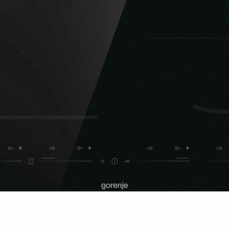 Gorenje Indukcinė kaitlentė GI6432BSC 60 cm juoda su PowerBoost, laikmačiu, vaikų užraktu