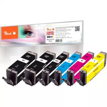 Peach Ink Save Pack Plus PI100-397 suderinamas su Canon PGI-580XXL CLI-581XXL Multipack 6 kasečių