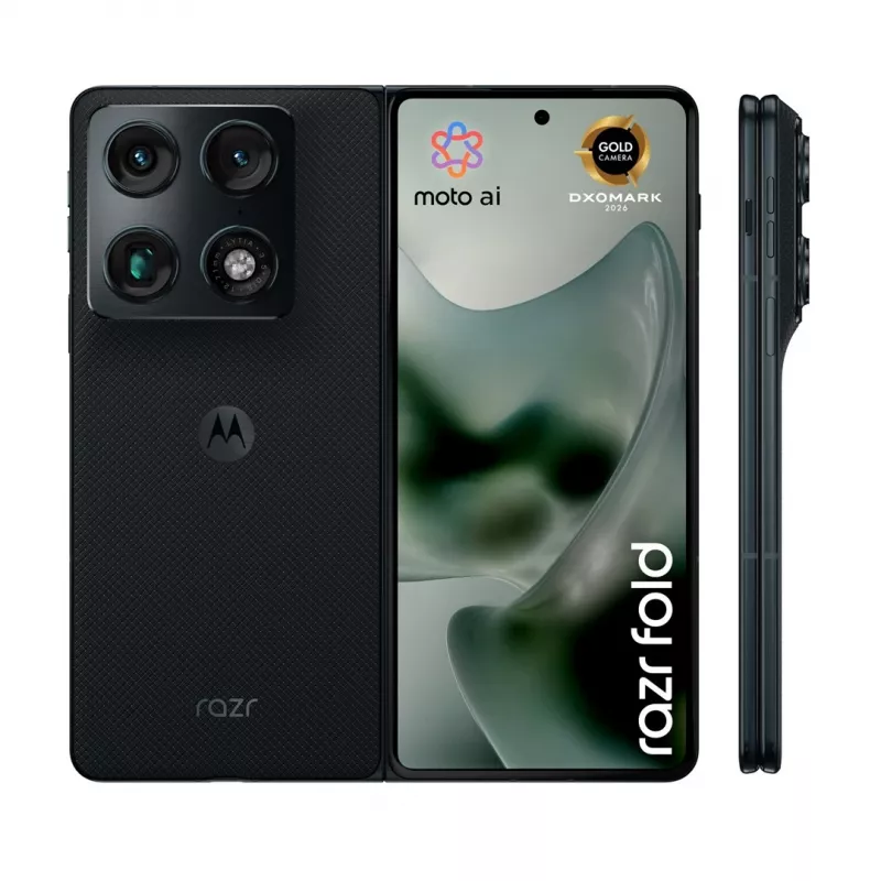 Motorola razr fold 20,6 cm (8,09 inch) Dual SIM Android 16.0 5G USB Type-C 16 GB RAM 512 GB Storage 6000 mAh Black