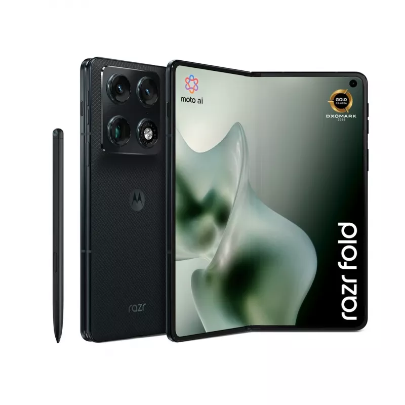 Motorola razr fold 20,6 cm (8,09 inch) Dual SIM Android 16.0 5G USB Type-C 16 GB RAM 512 GB Storage 6000 mAh Black
