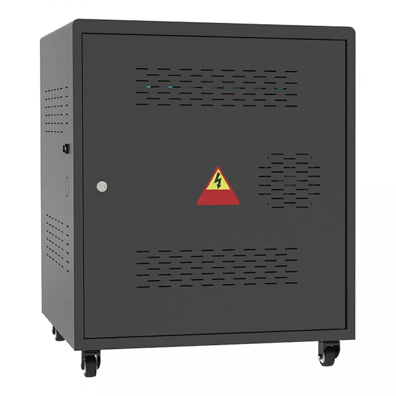 GoodConnections ANTARES N20E nešiojamųjų kompiuterių įkrovimo spinta su UVC dezinfekcija iki 15,6 inch, juoda