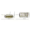 COBI KLOCKI Historical Collection Jagdpanzer IV/70 (V) (Sd.Kfz.162/1) Konstrukcinis Blokų Rinkinys 1024 vnt.