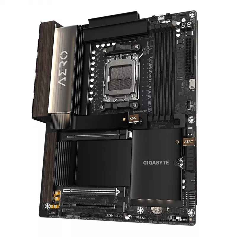 Gigabyte X870E AERO X3D DARK WOOD pagrindinė plokštė