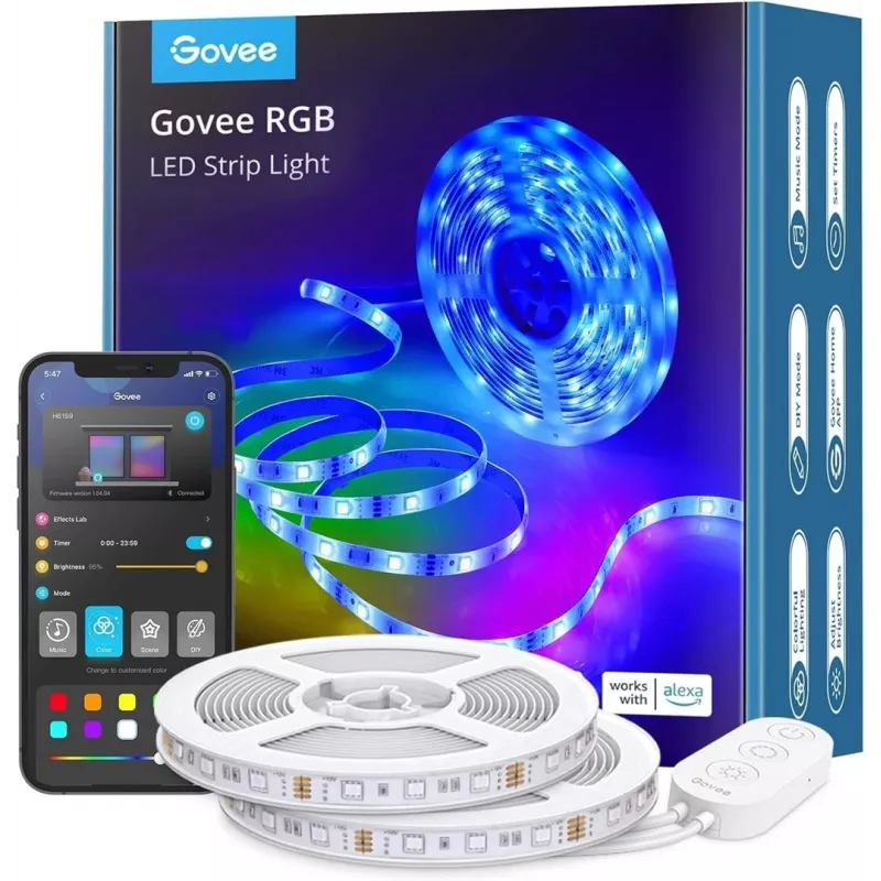 GOVEE H6110 RGB LED juostinis apšvietimas - 2x5M