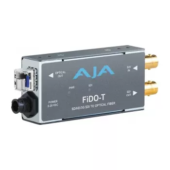 AJA FiDO-T-ST 3G-SDI į šviesolaidžio siųstuvas su LC jungtimi